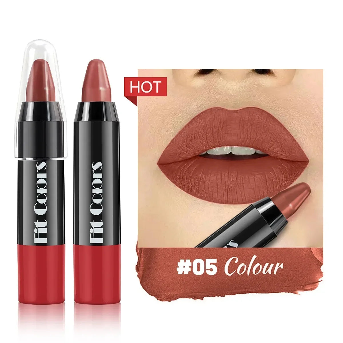 1PC Matte Lip Liner Pencil Lip Outline Contouring Lasting Waterproof Lipstick Crayon Pigments Moisturizing Lip Balm Cosmetics
