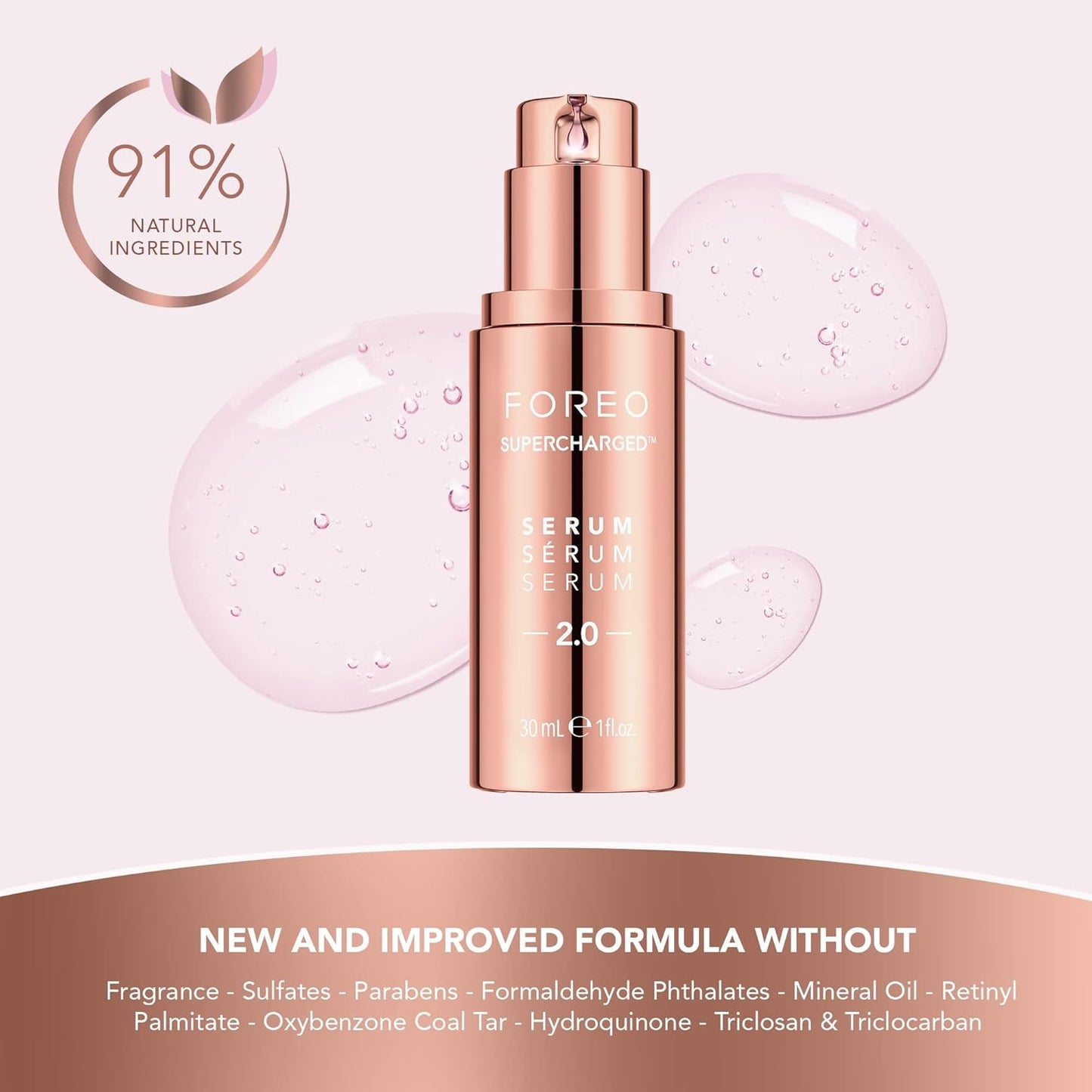 Age-Defying Bear Bundle - Bear Microcurrent Facial Device + 2 X Conductive Serum 1 Fl.Oz. - anti Aging Face Massager - Skin Care Tools Set for an Instant Face Lift - Fuchsia