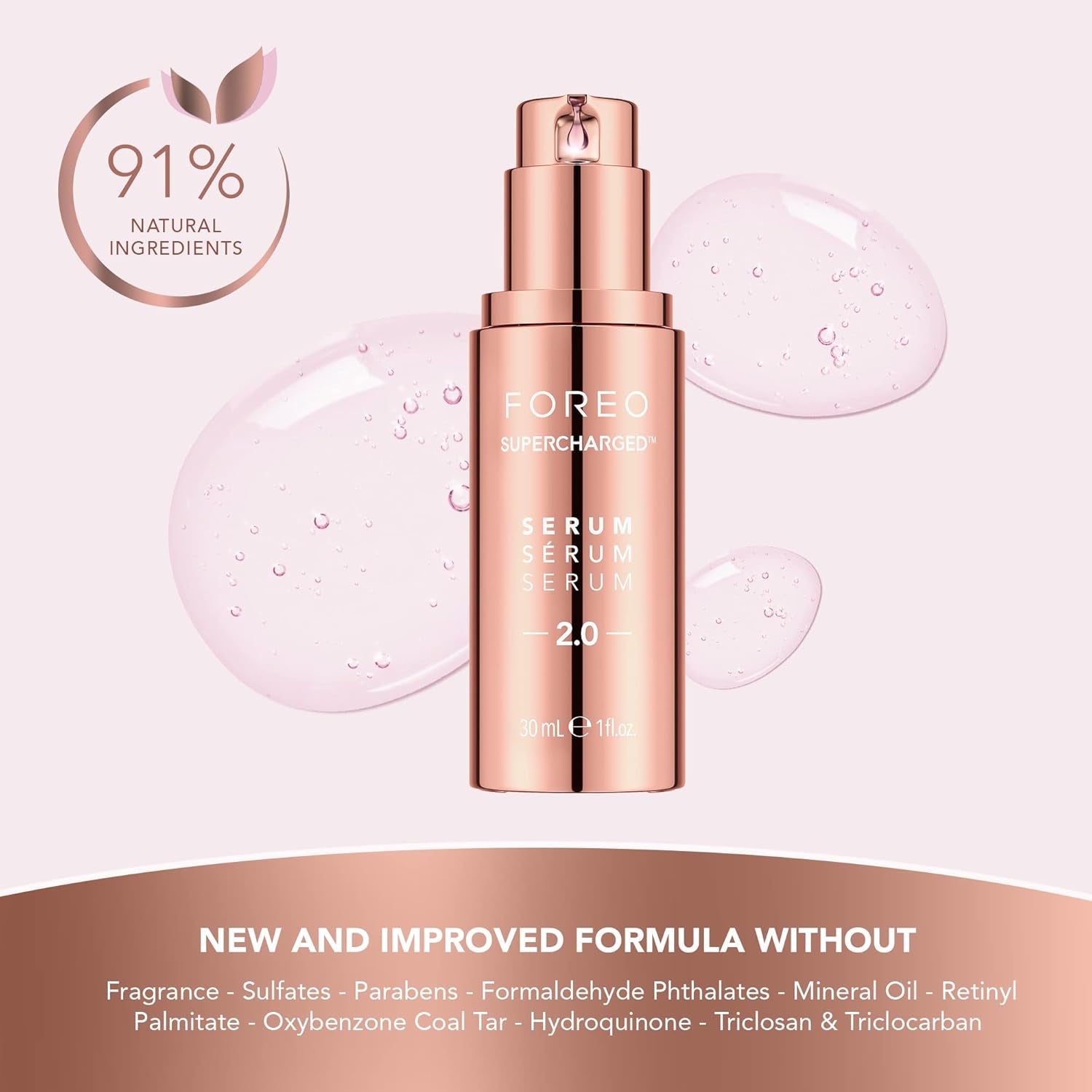 Age-Defying Bear Bundle - Bear Microcurrent Facial Device + 2 X Conductive Serum 1 Fl.Oz. - anti Aging Face Massager - Skin Care Tools Set for an Instant Face Lift - Fuchsia