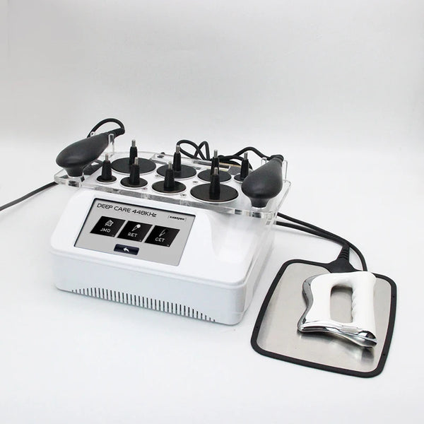 New Upgrade 448Khz Cet Ret Tecartherapy Body Shaping Fat Reduction Massage High Radiofrequency Diathermy Care Weight Loss Salon