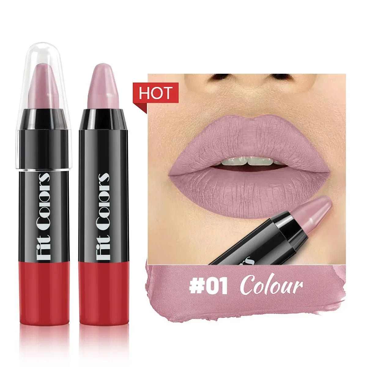 1PC Matte Lip Liner Pencil Lip Outline Contouring Lasting Waterproof Lipstick Crayon Pigments Moisturizing Lip Balm Cosmetics