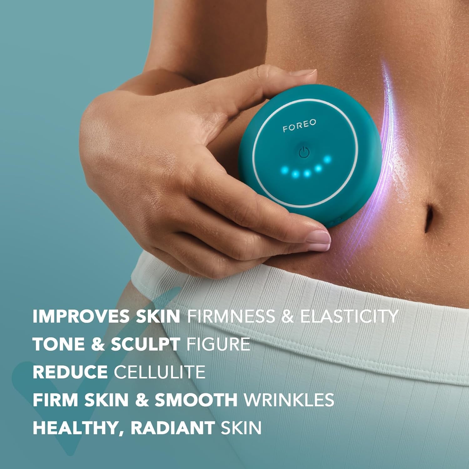 Bear 2 Body Advanced Microcurrent Body Sculpting Machine - Cellulite Massager & Lymphatic Drainage - Firm & Contour - Body Massager - Increases Absorption of Skin Care Products - Evergreen