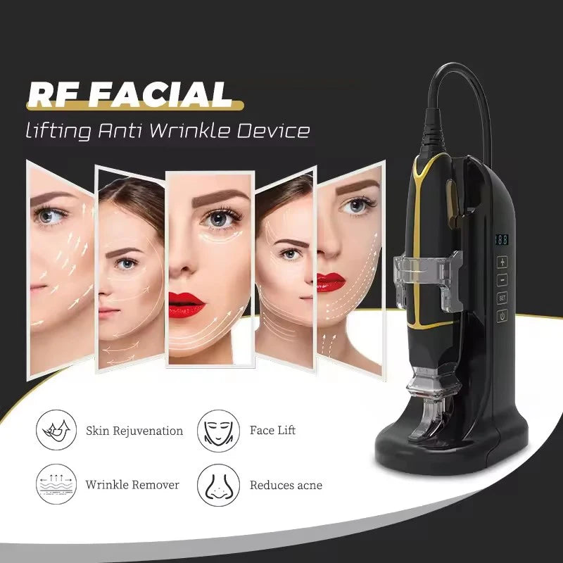 NEW Radio Frequency Machine RF Facial Beauty Device Facial Eye Care Home Use Wrinkle Fine Line Removal Skin Rejuvenation Lifting