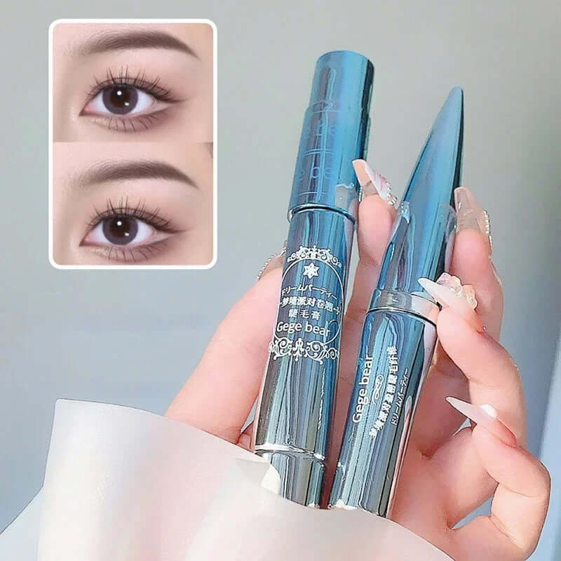Silk Fiber Lash Mascara Waterproof Long Lasting Extension Eyelashes Lengthening Curling Mascara Black Eyelash Makeup Cosmetic