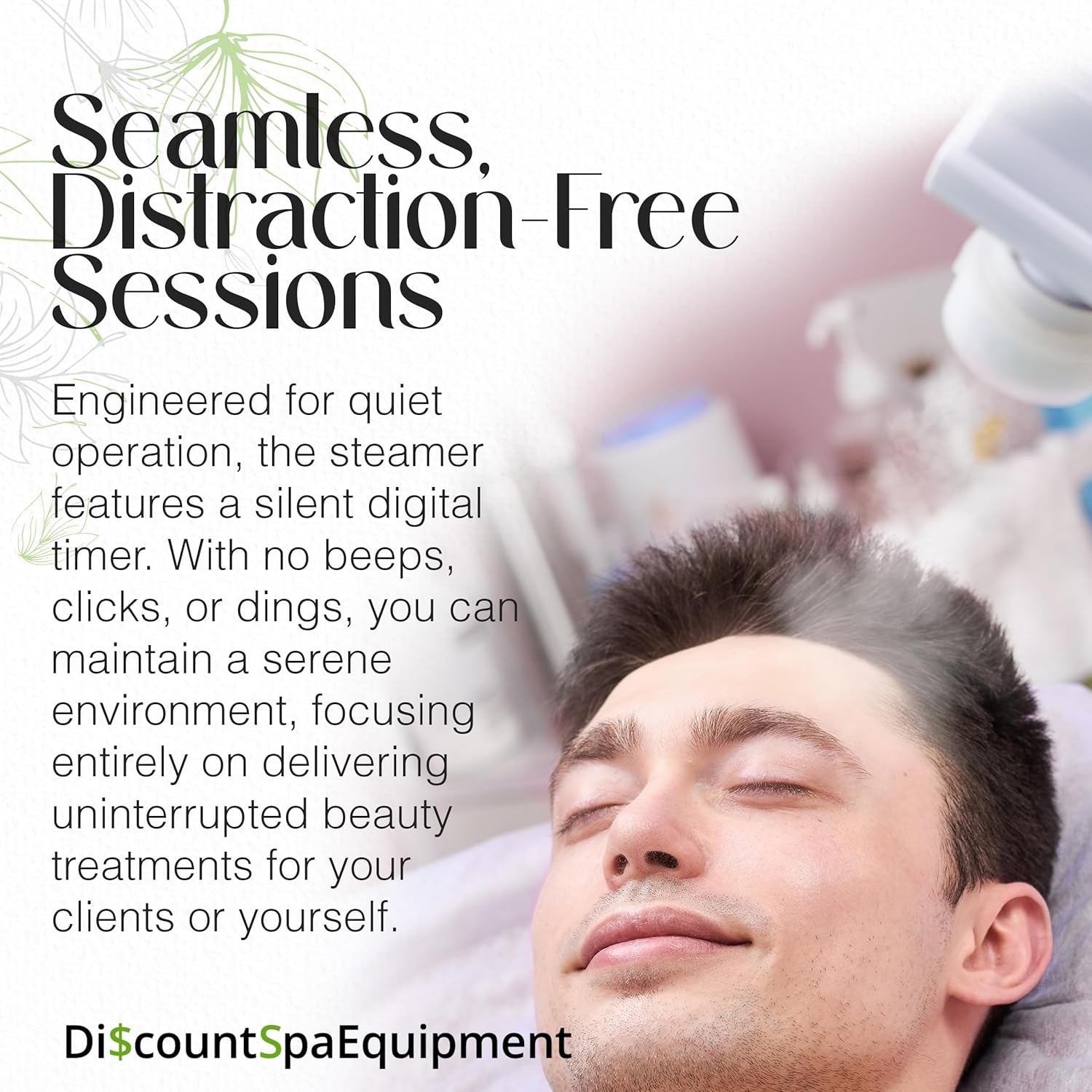 - 3-In-1 Ozone Facial Steamer, Facial Steamer for Esthetician with 5X Diopter Magnifying Lamp, 5-Piece Brush Set, Silent Timer & Aromatherapy, Facial Steamer Professional