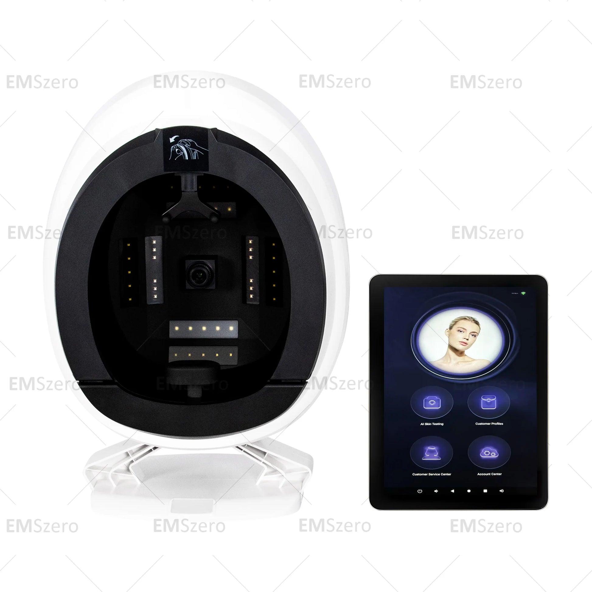 AISIA Q1 3D AI Facial Skin Analyzer High Quality Detector 3D Deep Facial Analysis Digital Skin Testing Analyzer Machine