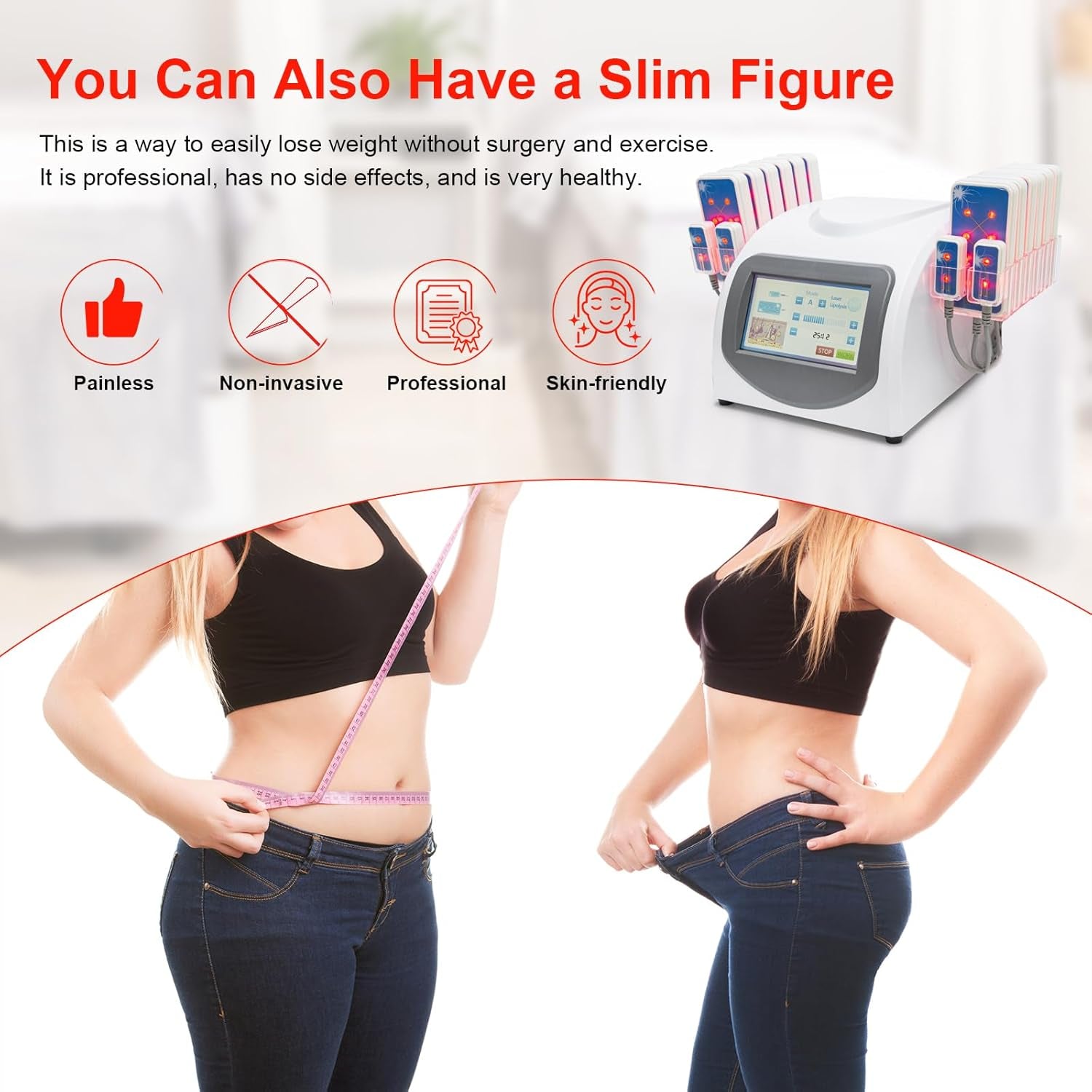 Body Shaper Weight Loss Slimming Beauty Machine 16 Pads  ETUU1601