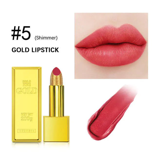 7-Shade Waterproof Glitter Lipstick