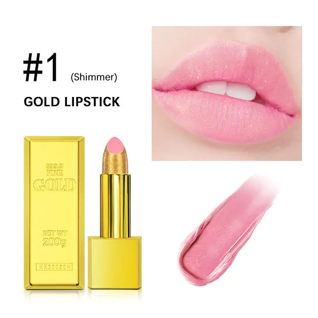 7-Shade Waterproof Glitter Lipstick