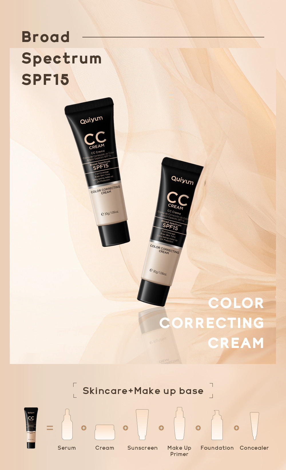 Quiyum Hydrating CC Cream 30ml