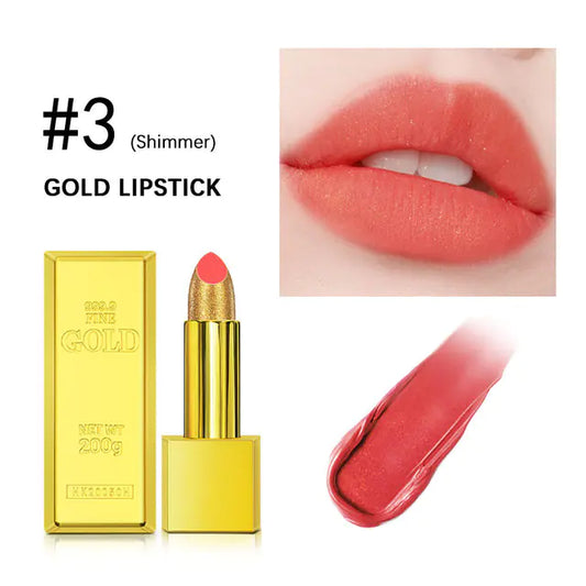 7-Shade Waterproof Glitter Lipstick