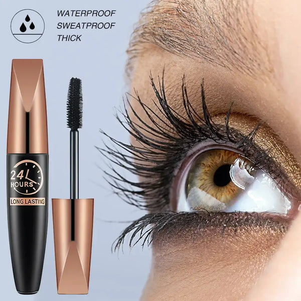5D Waterproof Silk Fiber Mascara Black