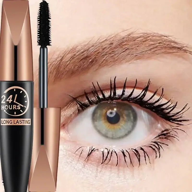 5D Waterproof Silk Fiber Mascara Black
