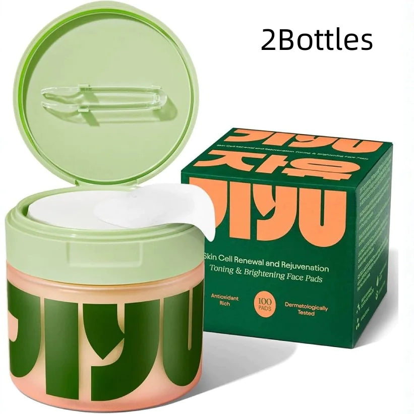 Wrinkle Minimizing Centella Asiatica Toner Pads - Anti-Wrinkle Cotton Facial Pads by GlendaGlow