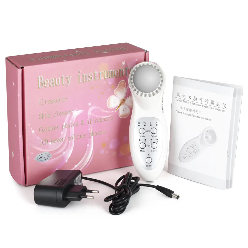 Color Light Ultrasonic Beauty Care Device
