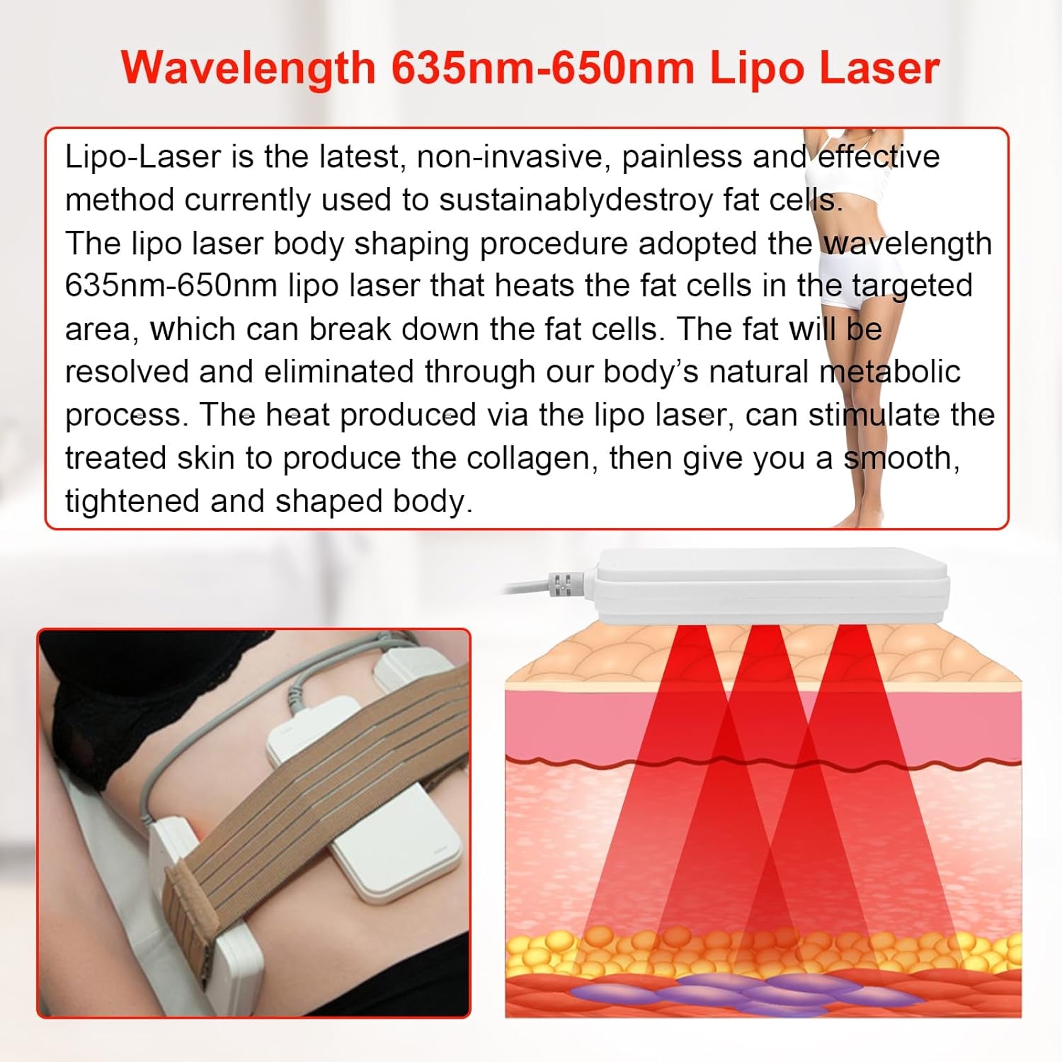 Body Shaper Weight Loss Slimming Beauty Machine 16 Pads  ETUU1601