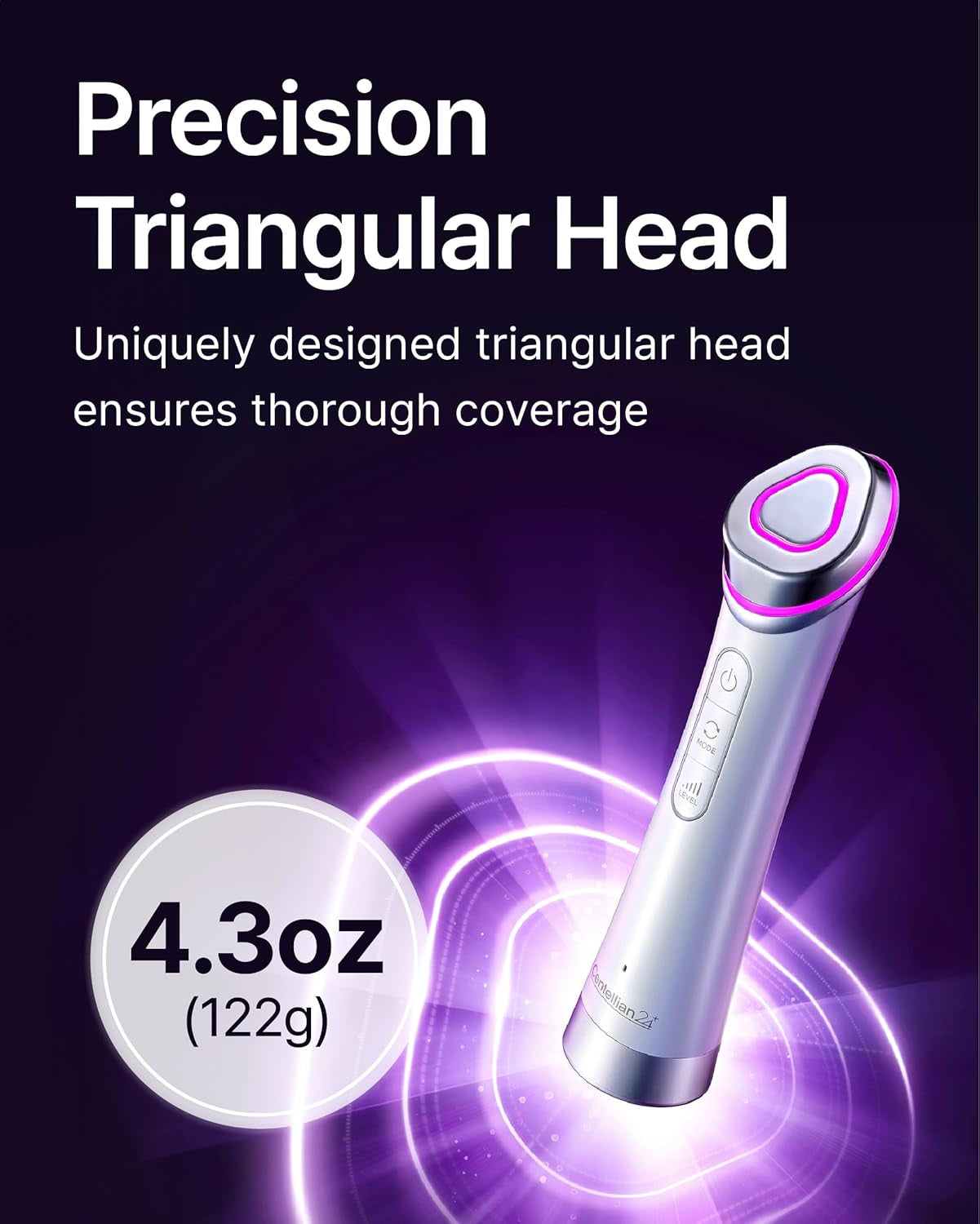 Madeca Prime Facial Toning Device - 3-In-1, Glowing Glass Skin, Better Absorption, Ultra Light. Microcurrent, Premium Korean Skin Care.
