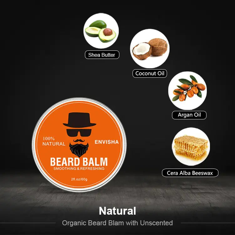 Men's Beard Care Set with Oil and Balm