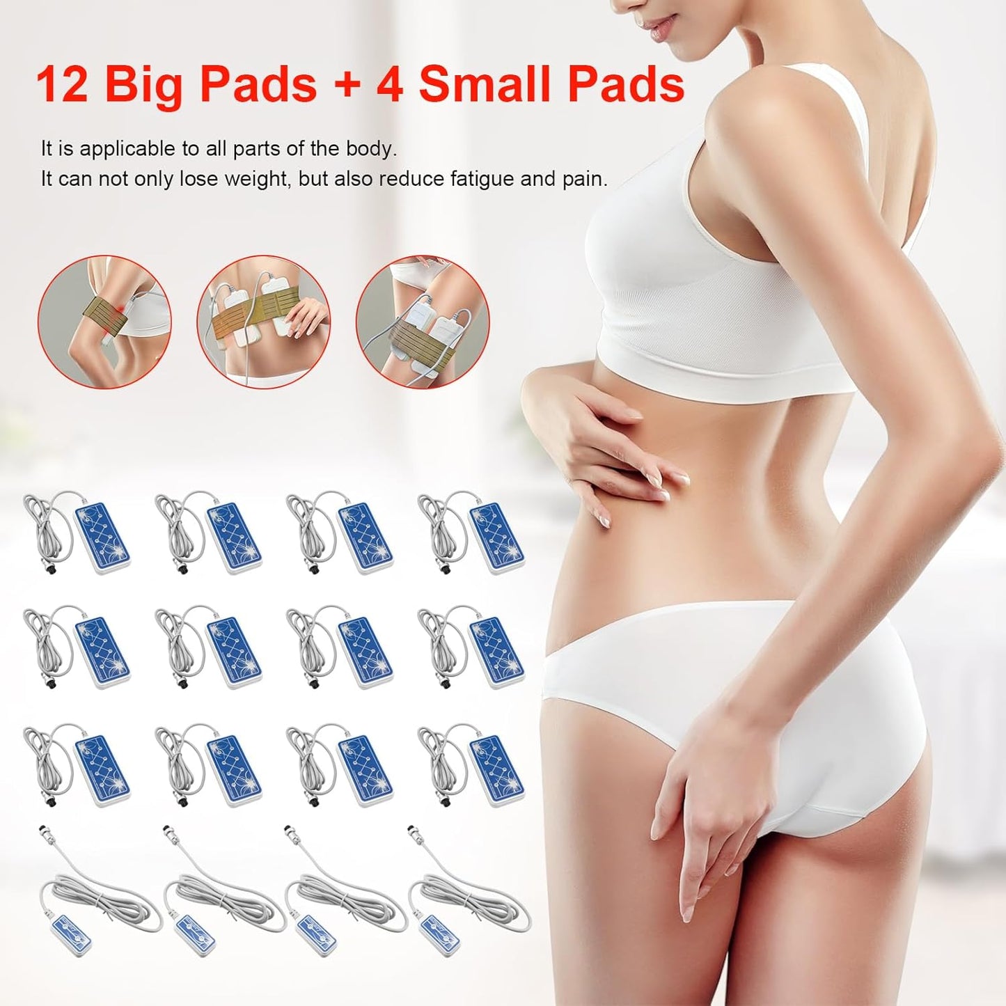 Body Shaper Weight Loss Slimming Beauty Machine 16 Pads  ETUU1601
