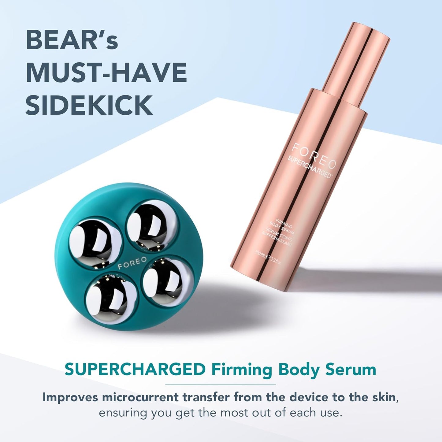 Bear 2 Body Advanced Microcurrent Body Sculpting Machine - Cellulite Massager & Lymphatic Drainage - Firm & Contour - Body Massager - Increases Absorption of Skin Care Products - Evergreen