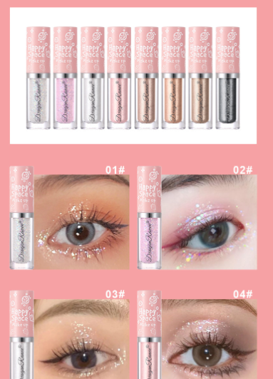 Ultra Glitter Eyeshadow Liquid Highlight Pen (One Piece)