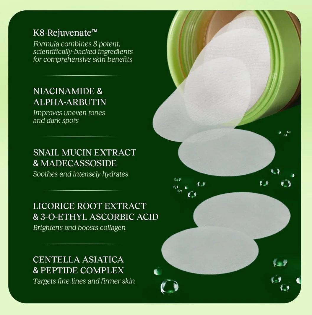 Centella Asiatica Wrinkle-Reducing Toner Pads by GlendaGlow