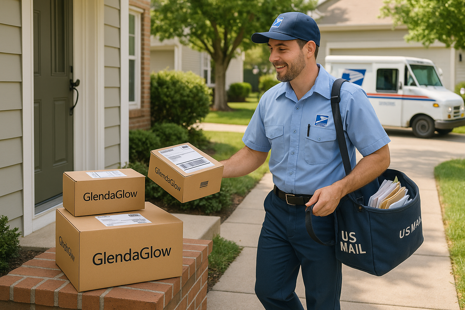 USPS Mail and Delivery of packages from GlendaGlow